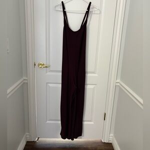 Fabletics Deep Purple cloud-fabric comfort Jumpsuit size L